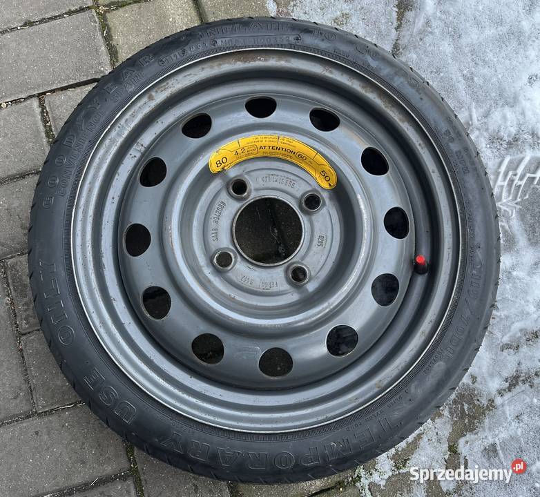 Koło dojazdowe 11570D15 dojazdówka 4x1143 Saab Poznań