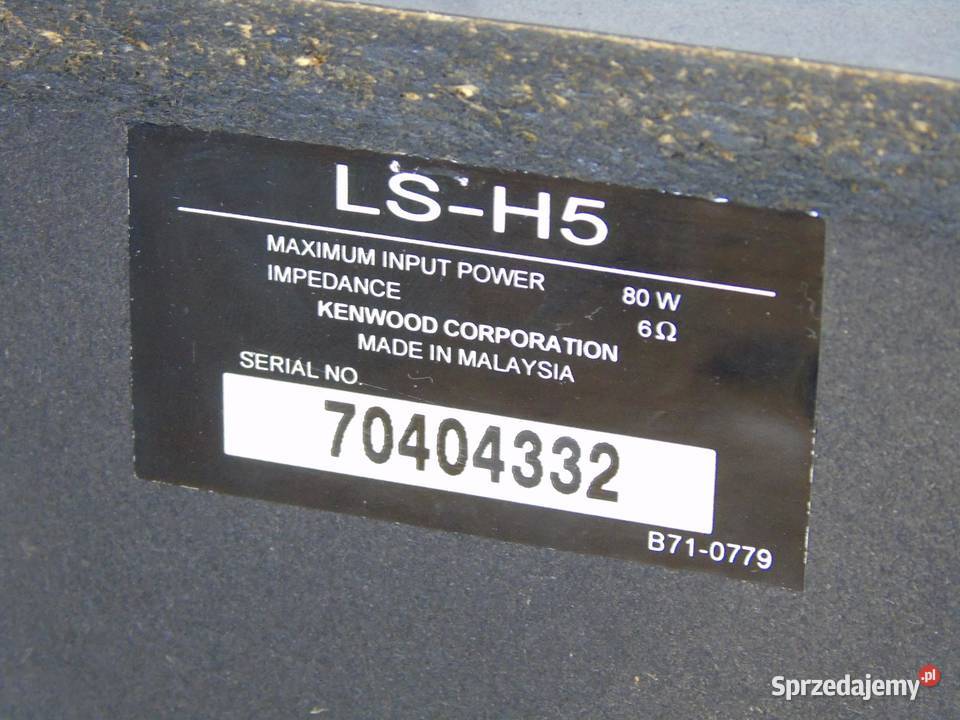Kolumny Kenwood LSH5 mocne 2 x 80 wat sprawne Jasło