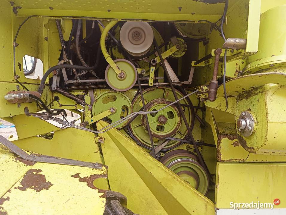Claas Dominator 76 heder 36m wózek John Deere Kombajny lubelskie Bystrzyca Stara