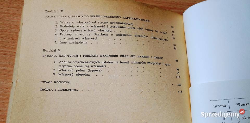 Własność nieruchoma w miastach rządowych w Książki naukowe i popularnonaukowe pomorskie sprzedam