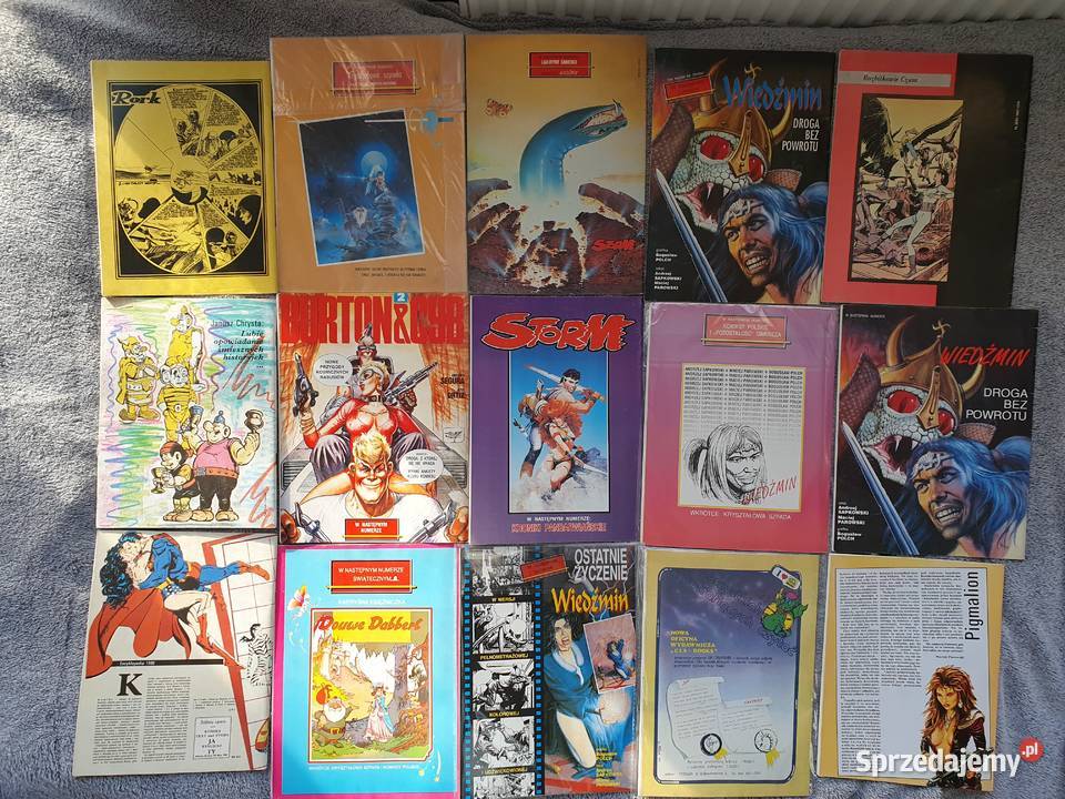 Komiks Fantastyka zestaw 15 numerów lata 90te Polskie