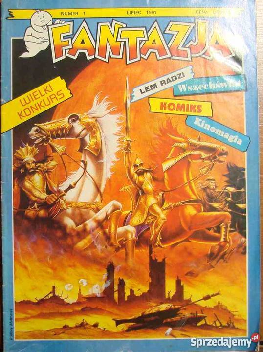 FANTAZJA 1991 01 LIPIEC Czasopisma Warszawa
