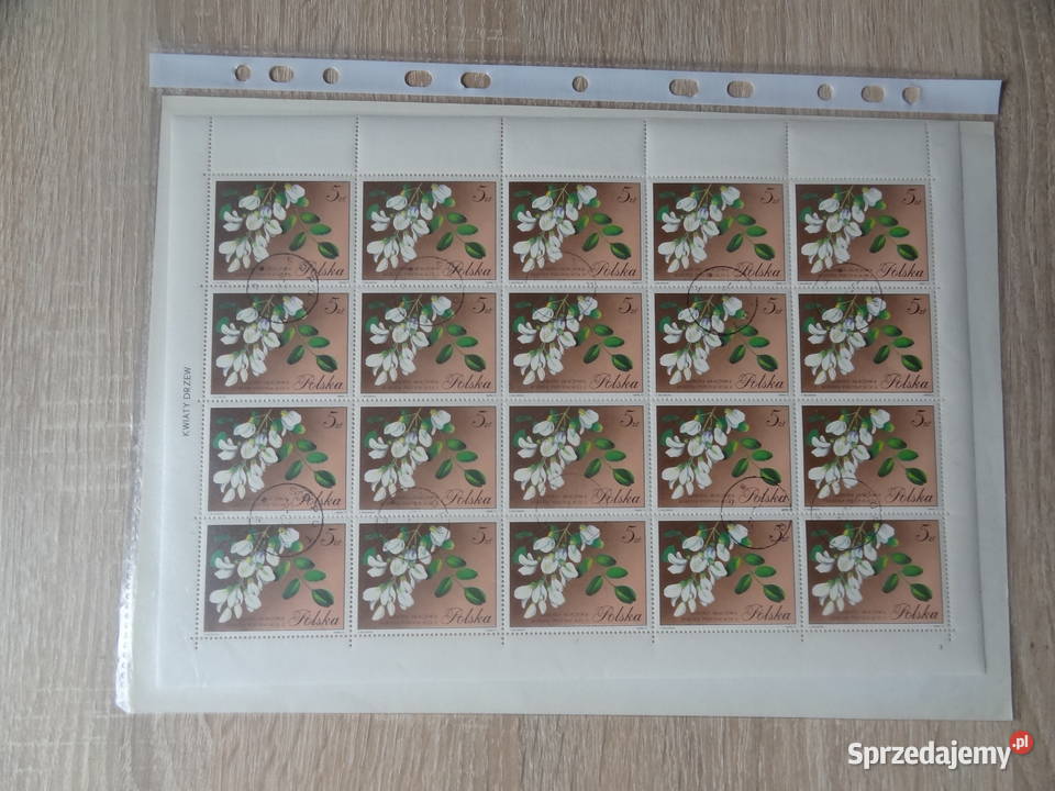 Znaczki pocztowe Polska Fi 19861993 Ark kasowane sprzedam