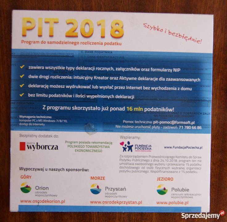 PIT 2018 Parczew finanse