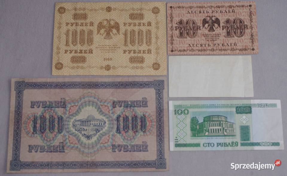 Zestaw rubli różnych 5 Płock