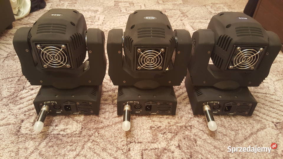 Ruchome głowy 3 DMX Wireless Zielona Góra