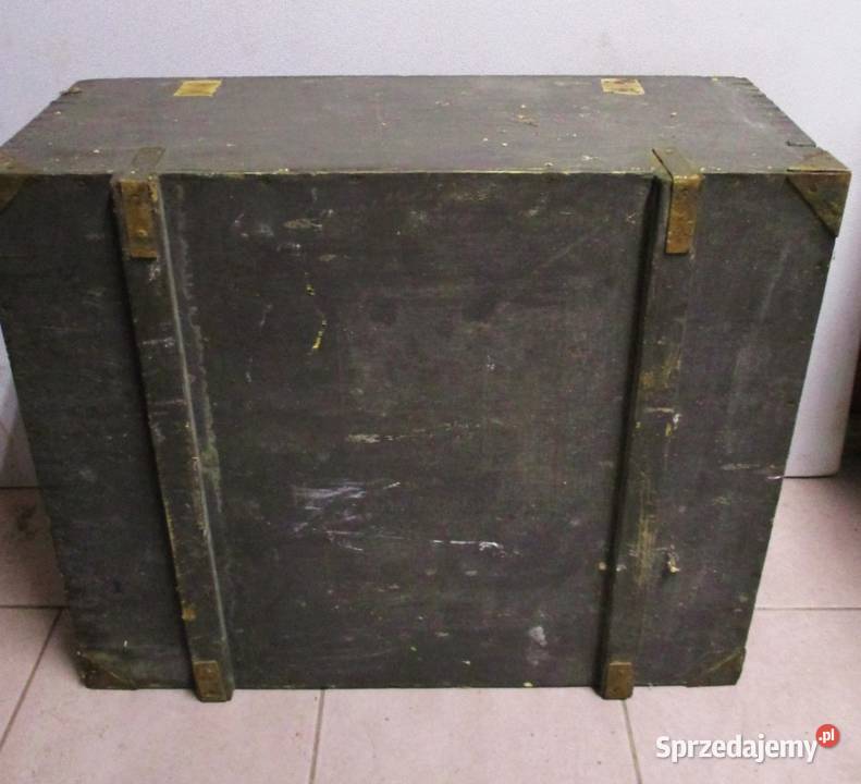 Stara Drewniana Szafka Skrzynia z Półką Meble mazowieckie Nieporęt