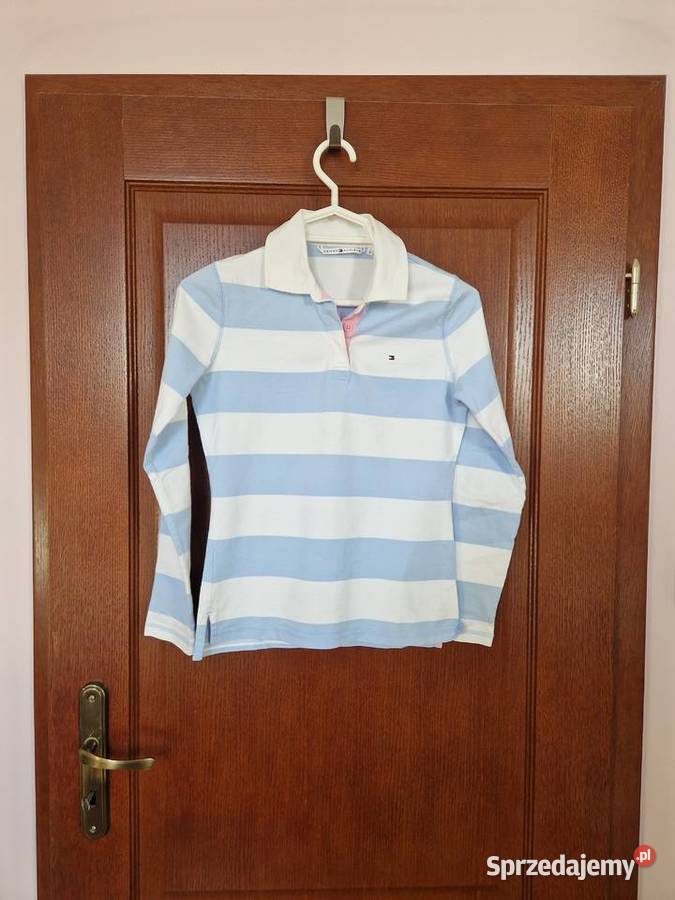 Bluza bawełniana w paski damska Tommy Hilfiger Odzież damska Bibice sprzedam