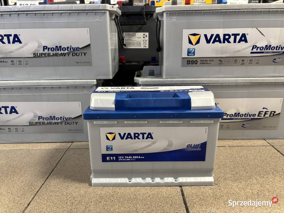 Akumulator 74ah 680a Varta E11 Zduńska Wola