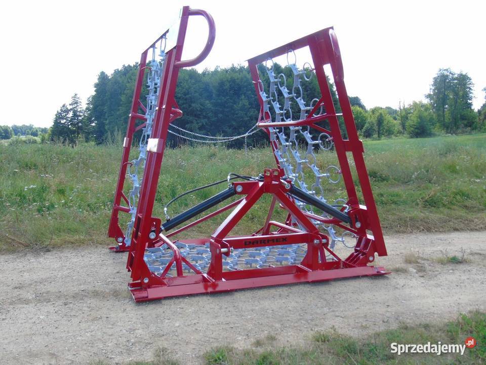 DARMEX Włóka łąkowabrona 4 rzędowa chwastownik 2 Barszcze
