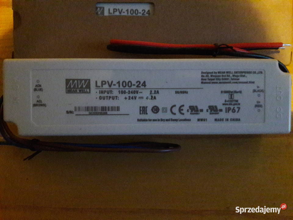 Zaslacz hermetyczny IP67 Led 24v Żerków