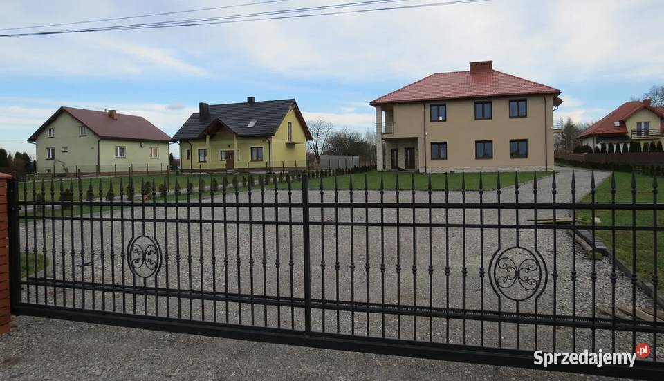 Brama jezdna E05 ocynk kolor dowolne wymiary Bramy małopolskie Gorlice