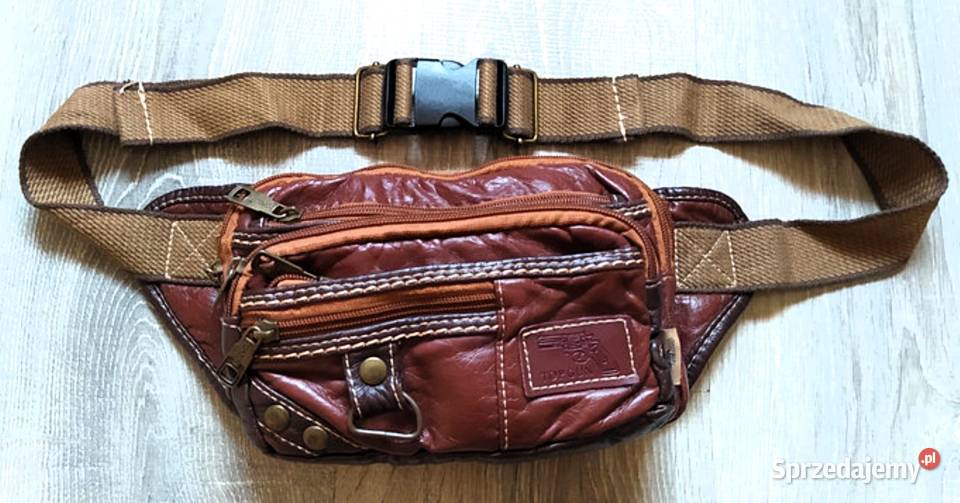 Unikatowa Saszetka Skóra Naturalna TopGun Poraj