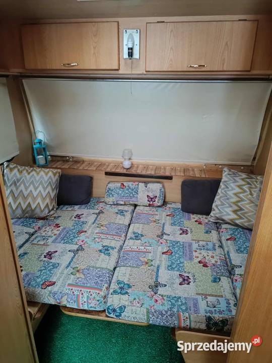 Przyczepa kempingowa samym Zalewem Sulejowskim w Barkowice Mokre