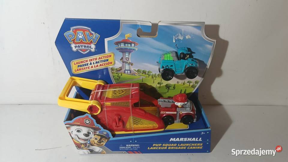 Paw Patrol Pup Squad Launcher Marshall Zabawki śląskie Katowice