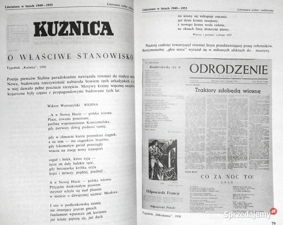 Literatura polska 1939 roku Tomasz Wroczyński Rok wydania 1995 Chełm