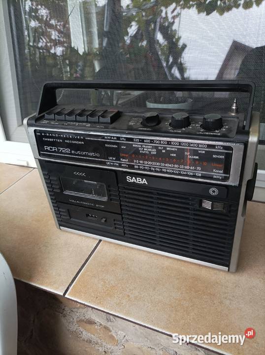 Saba RCR 722 automatic radiomagnetofon niemiecki Płock