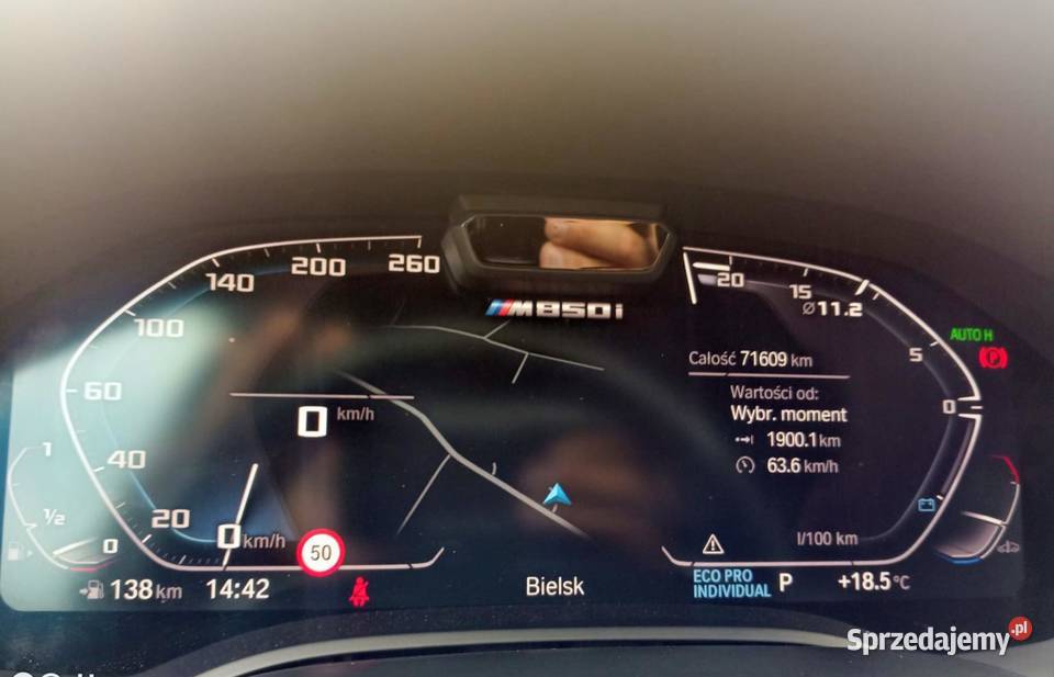 Piękna czarna perełka BMW M850I XDRIVE produkcji Rok produkcji 2020 Bielsk