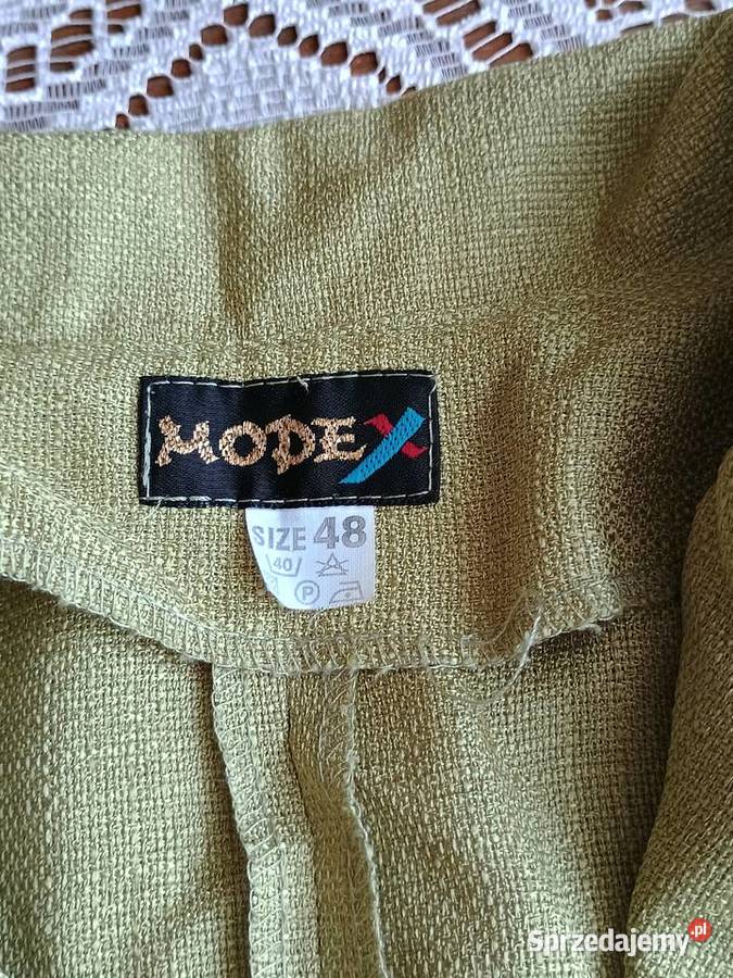 Komplet 3 częściowy z lnu wielkopolskie