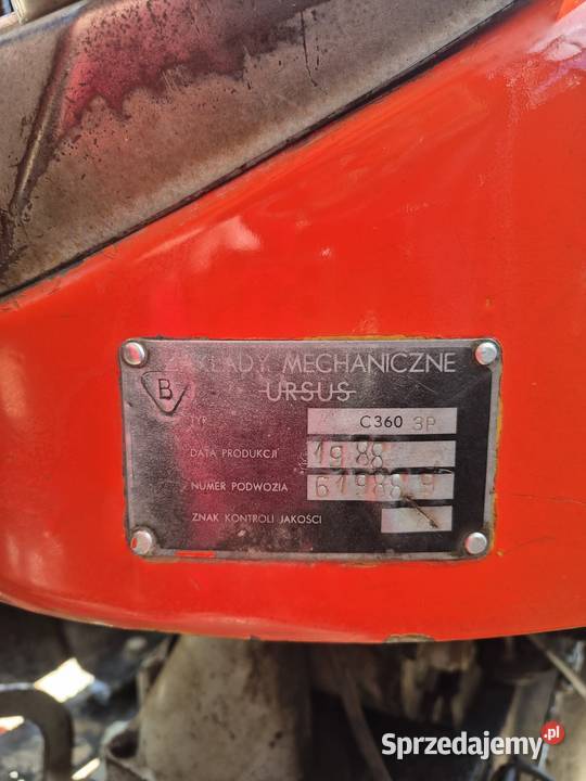Ciągnik rolniczy C360 3P Jurków
