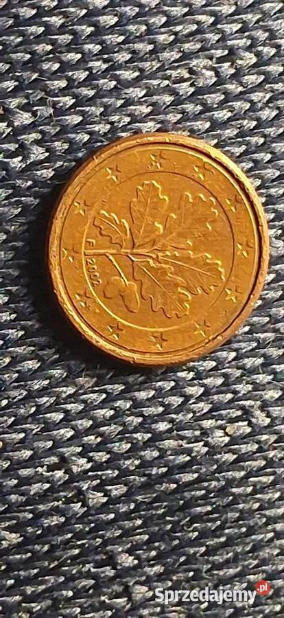 1 euro cent 2002 Niemcy F Kielce