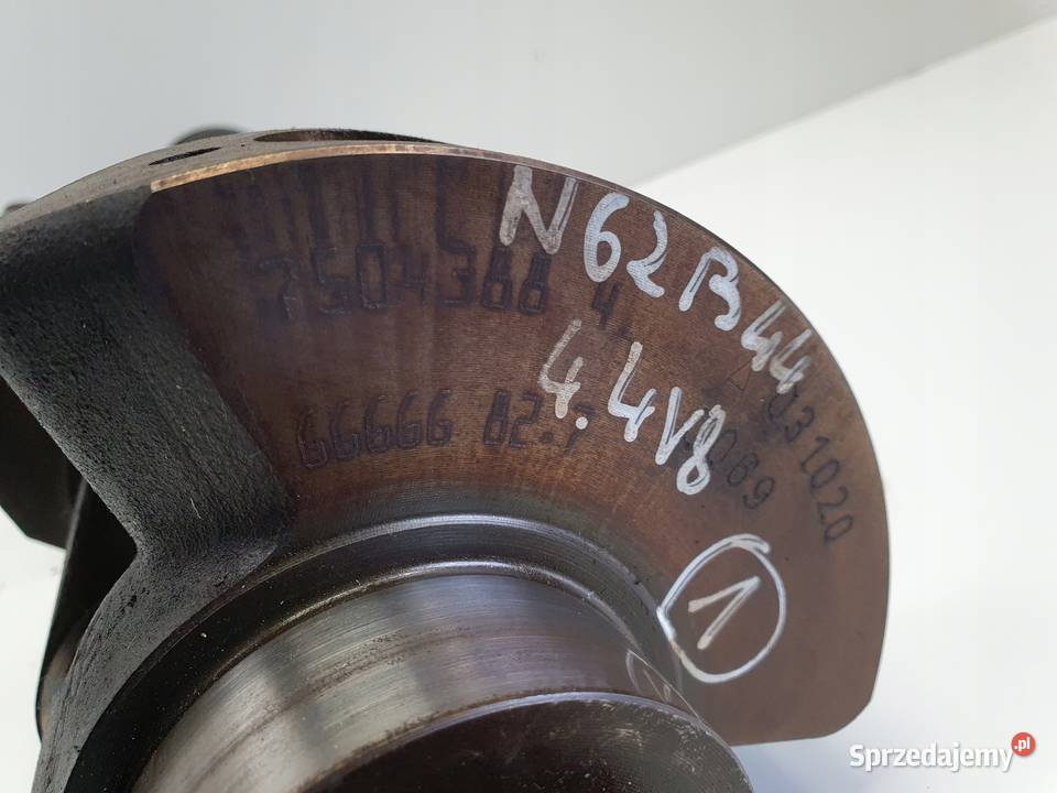 BMW X5 E60 E61 E65 44 V8 N62B44 WAŁ KORBOWY Rudka