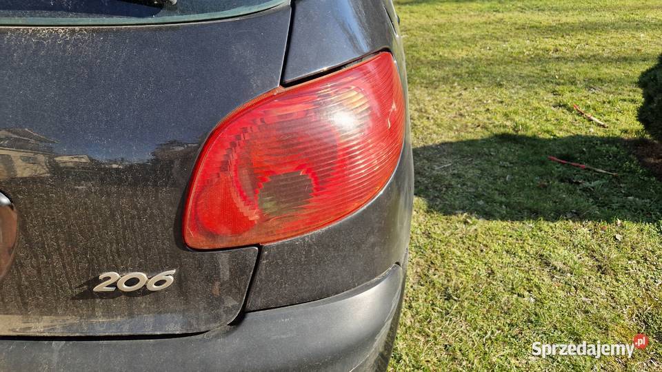 lampa tył tylna Peugeot 206 lewa prawa 2005 Gorzów Wielkopolski