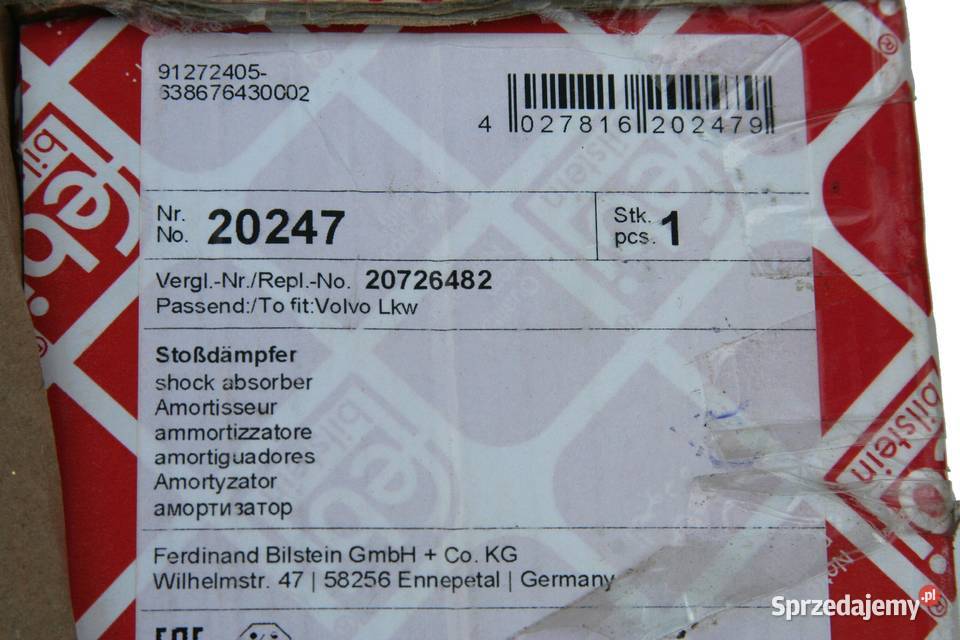 Amortyzator Febi 20247 Renault Premium Volvo FE ciężarowe Rybnik