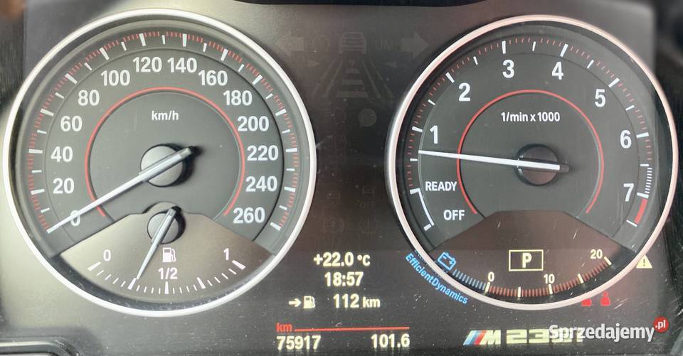 BMW M235i napęd na tył F22 326 automat Carbon 77 Rok produkcji 2014 Poznań