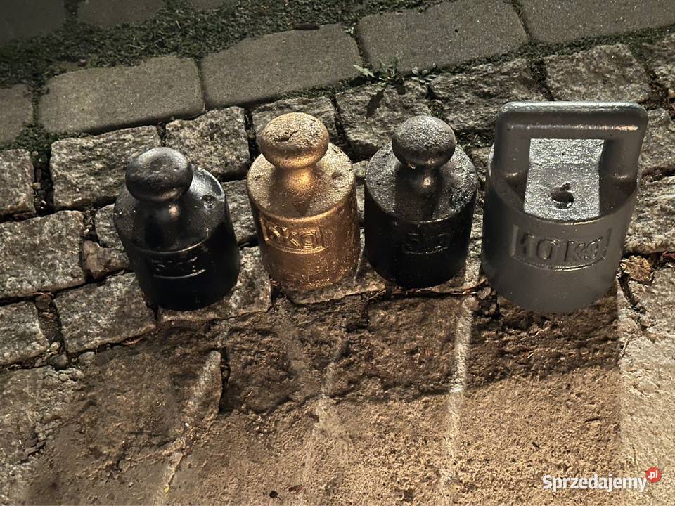 Stare odważniki duży wybór mazowieckie Siedlce