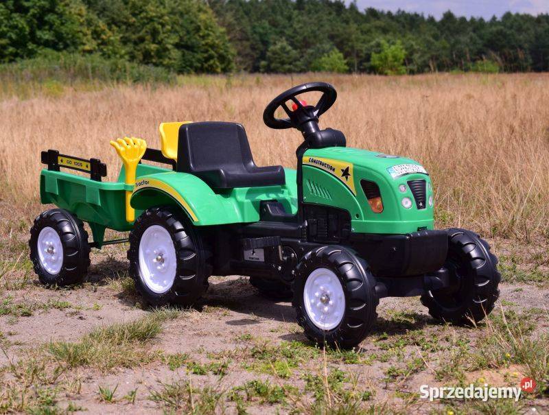 TRAKTOR NA PEDAŁY Z PRZYCZEPĄ I Pojazdy elektryczne i spalinowe Toruń