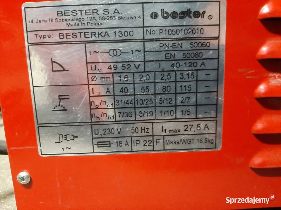 Spawarka Besterka 1300 wielkopolskie Rokietnica