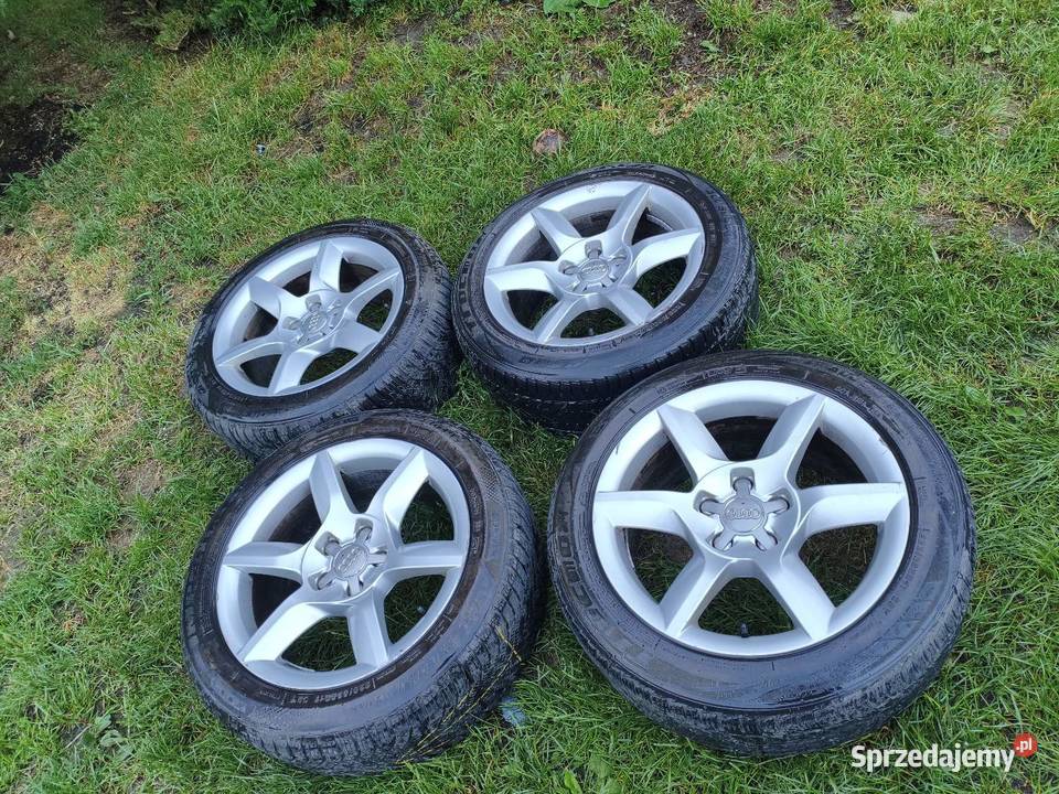 Komplet Kół alufelgi Audi A5 A5 a5 5x112 Opony i felgi Goworowice sprzedam