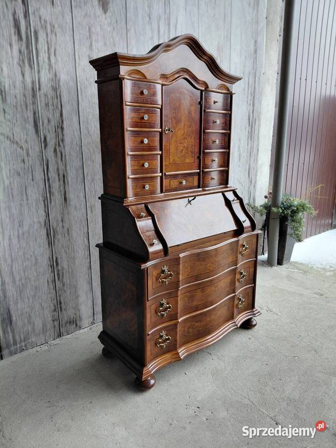 Sekretarzyk Biurko Stylowe z intarsją 368 Pozostałe Byczyna