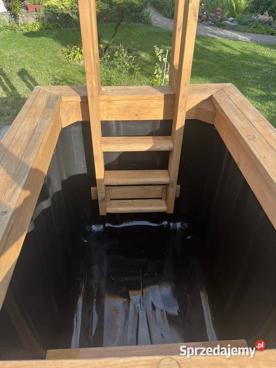 Bania chłodząca do zimnych kąpieli drewniana z Domki drewniane Czechowice-Dziedzice