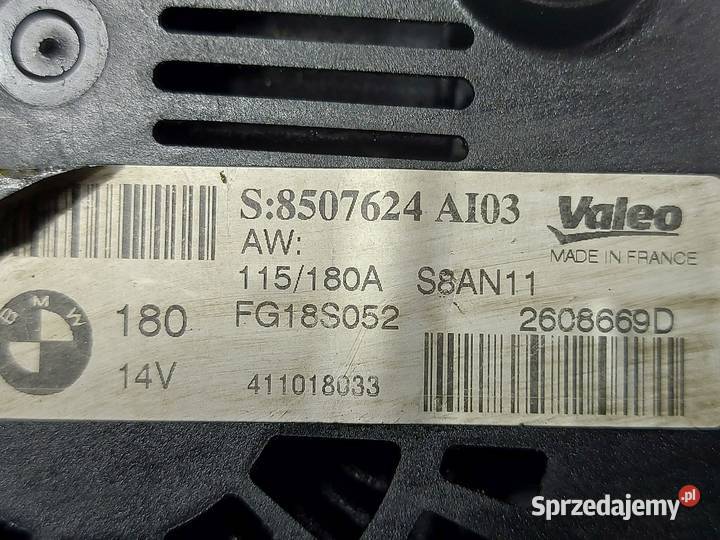 BMW F10 F20 F30 20 D N47D20C EURO5 alternator osobowe świętokrzyskie Kielce