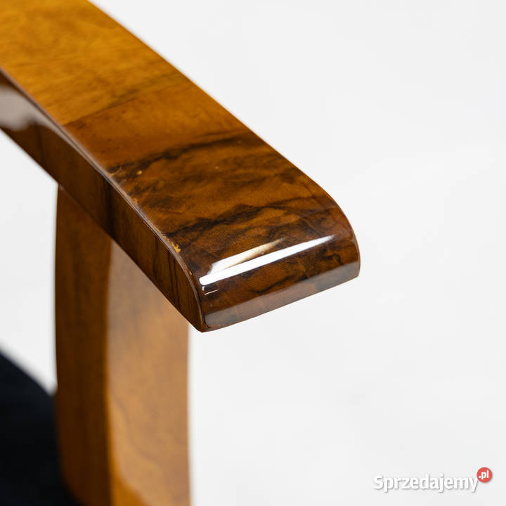 Fotel do biurka art deco kopia reprodukcja z lat Swarzędz