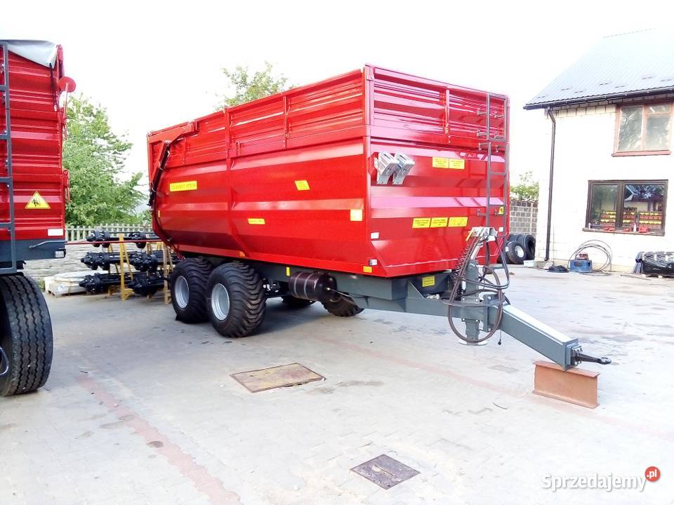 Techmont Przyczepa tandem PTTCW112 12 t nieuszkodzony Białystok