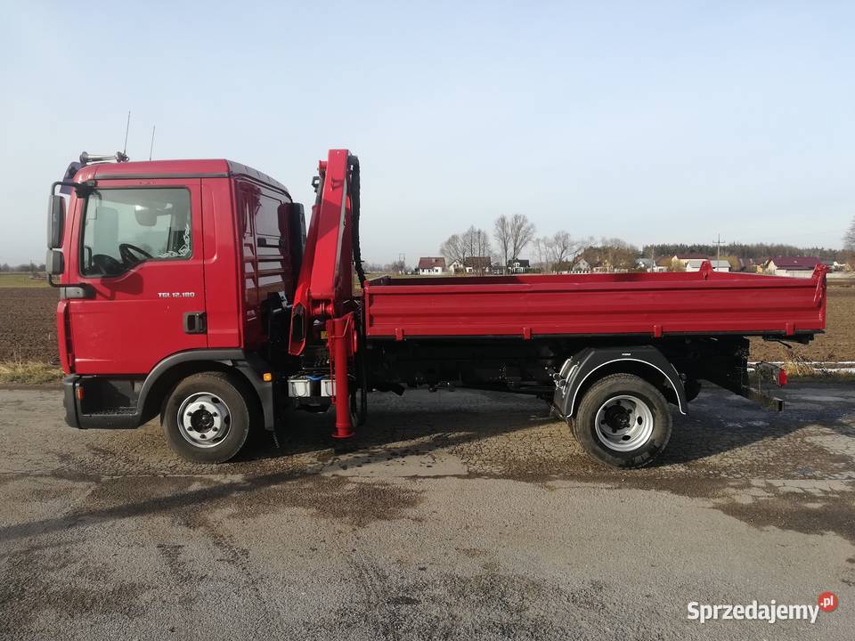 man tgl 12180 wywrotka z hds palfinger pk7000 Kalisz