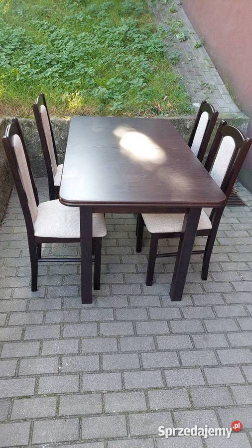 Stół rozsuwany plus krzesła wielkopolskie Poznań