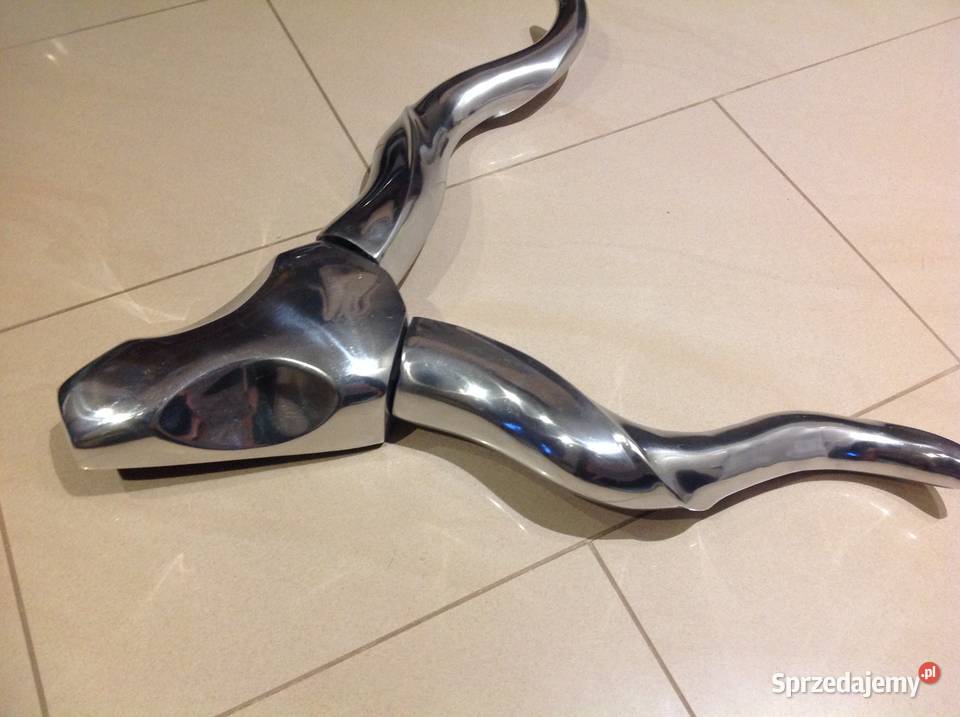 Rogi Poroże Srebrne Aluminiowe Dekoracja Ścienna lubuskie Nowa Sól