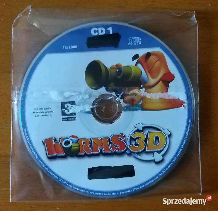 Worms 3D napisy Komputerowe PC Lublin