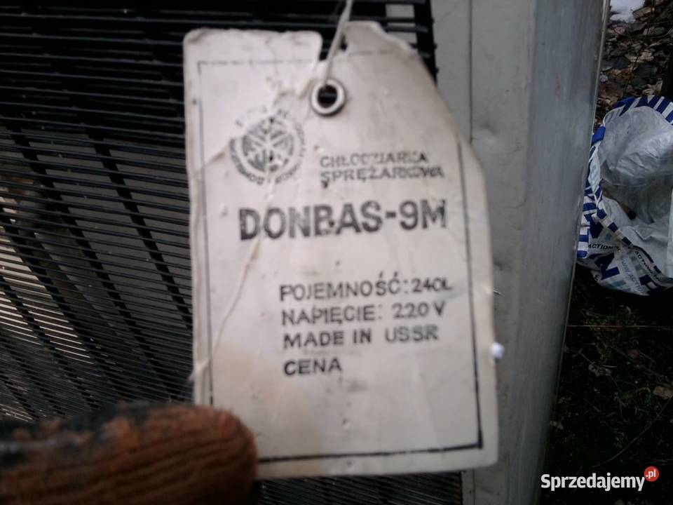 DONBAS9M 240L z 1987 r chłodziarkozamrażalka wolnostojące