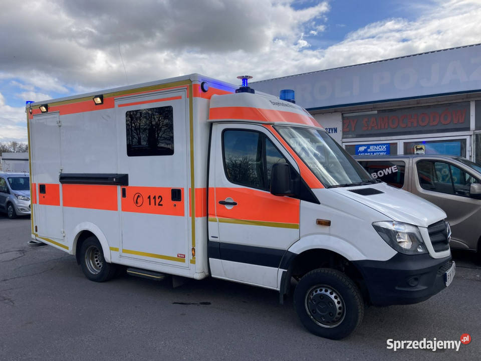 Mercedes Sprinter Sprinter 519 Karetka 4X4 190KM Mercedes-Benz Syców sprzedam