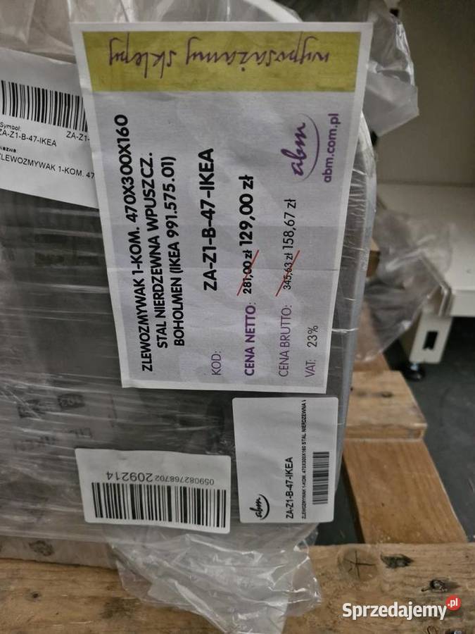 Paleta zlewów nowe zostały inwestycji małopolskie Kraków