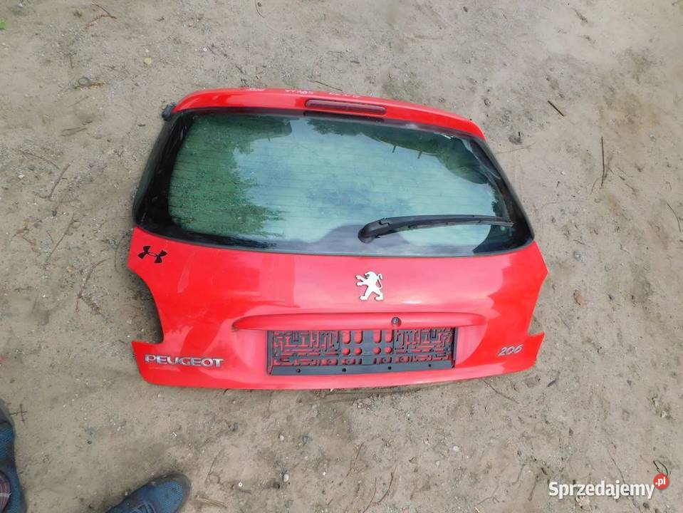 peugeot 206 klapa kolor KKNB 31785 WYSYŁKA Motoryzacja Żory sprzedam