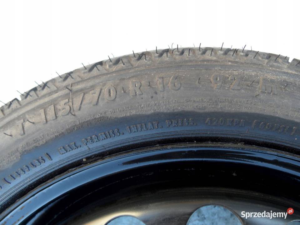OPEL VECTRA C koło dojazdowe 1157016 92M 5x110