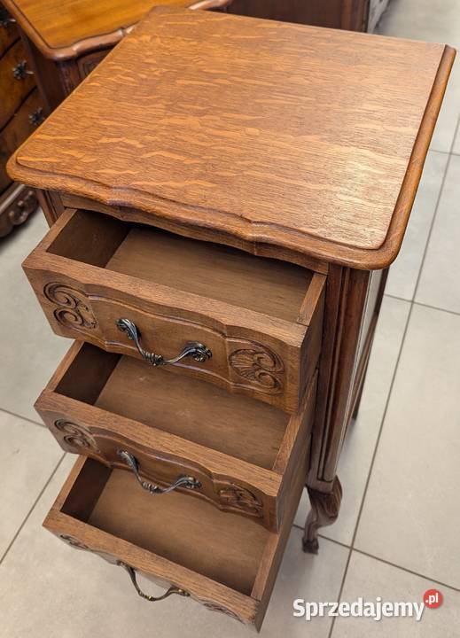 ładna dębowa szyfonierakomoda ludwikowska sklep Dąbrowa Górnicza