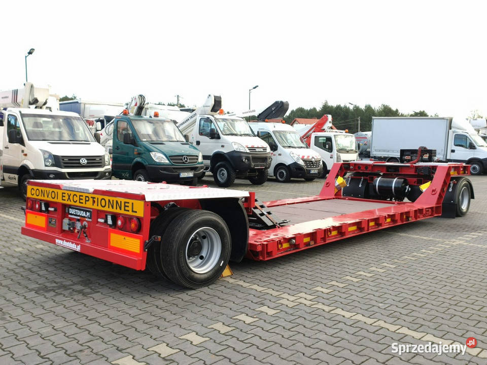 niskopodwoziowa EMTECH 2 osiowa PCN 18 TIEFBETT pełny VAT Widełki sprzedam