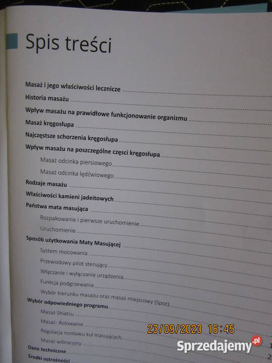 Mata do Masażu SHIATSU Warszawa